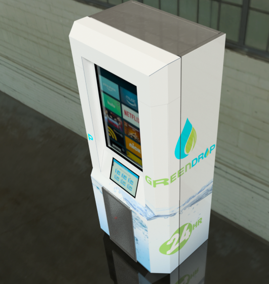 Water Dispenser CAD Render